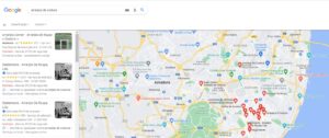 anúncios no google maps