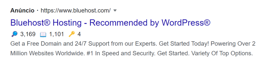 recomendações nos anúncios do google ads
